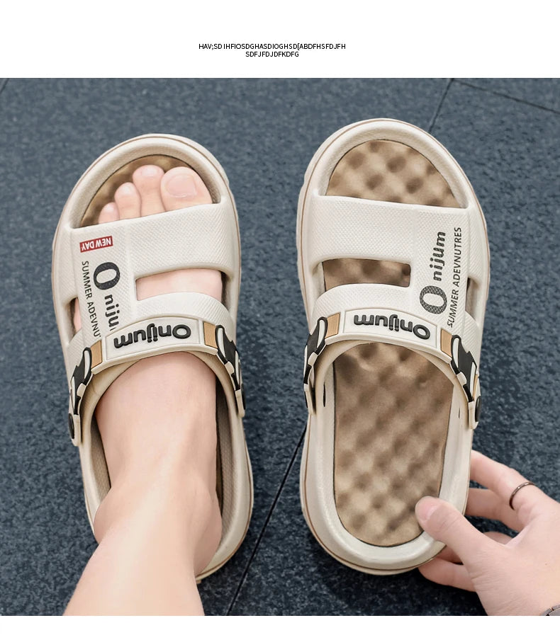 Outdoor Men's Platform Sandals/Slippers