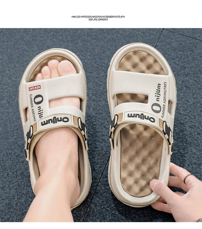 Outdoor Men's Platform Sandals/Slippers