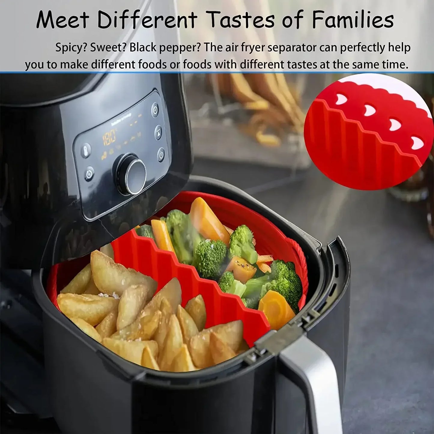 Silicone Air Fryer Basket Plate