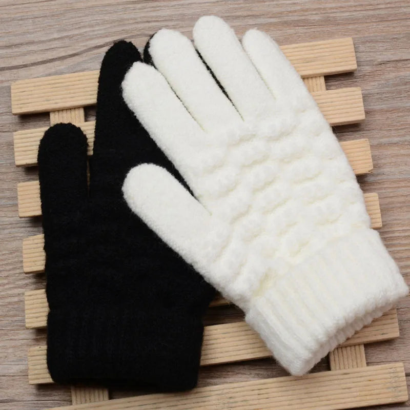 Women's Thick Knitted Winter Gloves