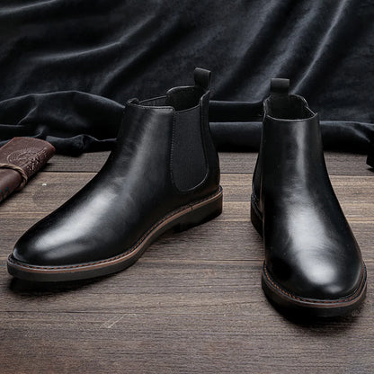 Bottines Chelsea en cuir élégantes pour hommes