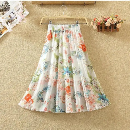 Retro Summer Beach Skirt