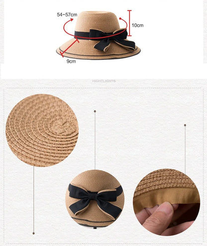 Summer Foldable Straw Hat