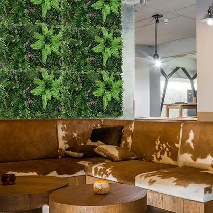Panneaux muraux verts artificiels