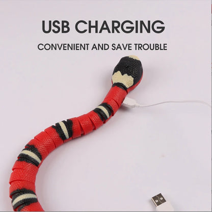 USB Rechargeable Smart Sensing Snake Cat Toy