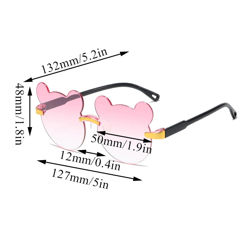 Unisex Summer Anti-UV UV400 Rimless Sun Glasses