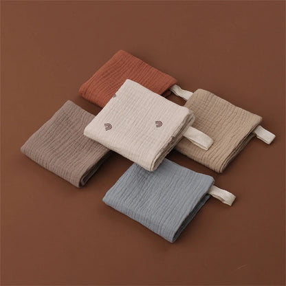 5pcs Square Cotton Baby Towel Set