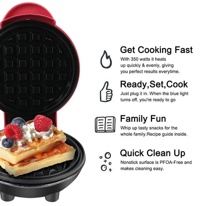 Mini Electric Bubble Egg Waffles Maker Pot