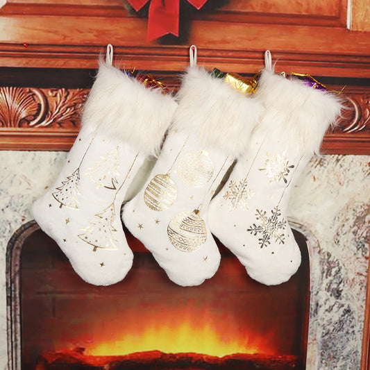 white christmas socks
