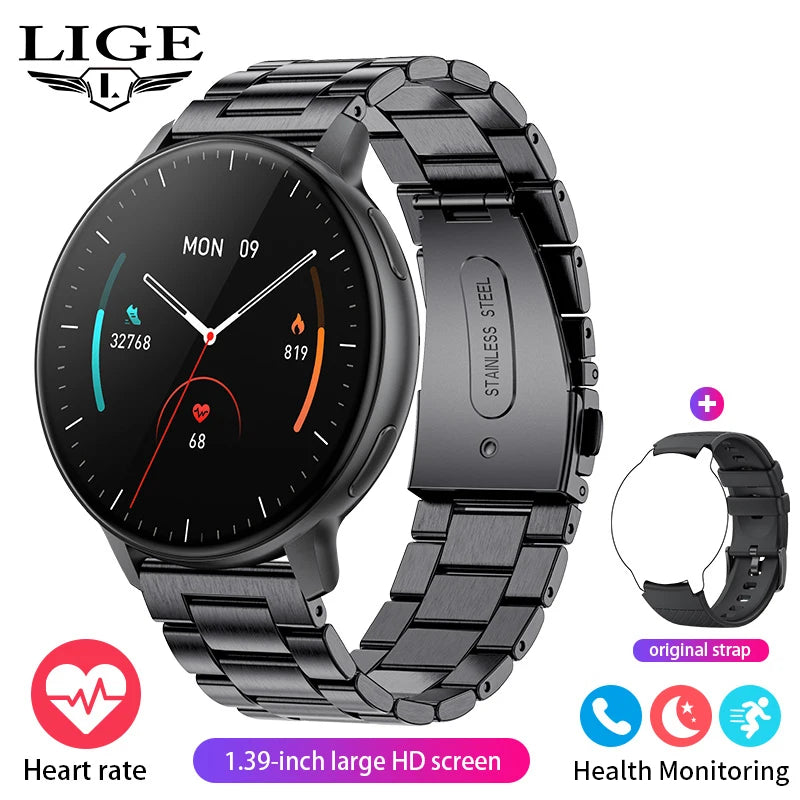 Women's Bluetooth Call Health Monitor Sports Smartwatch