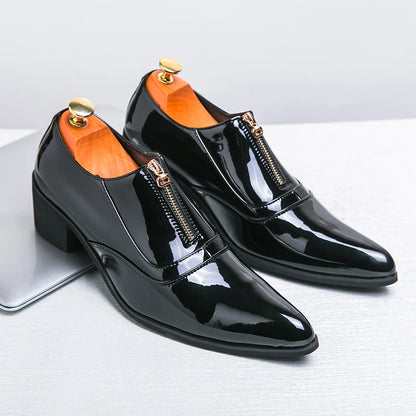 Men's Pointed Toe Chelsea Dress Shoes