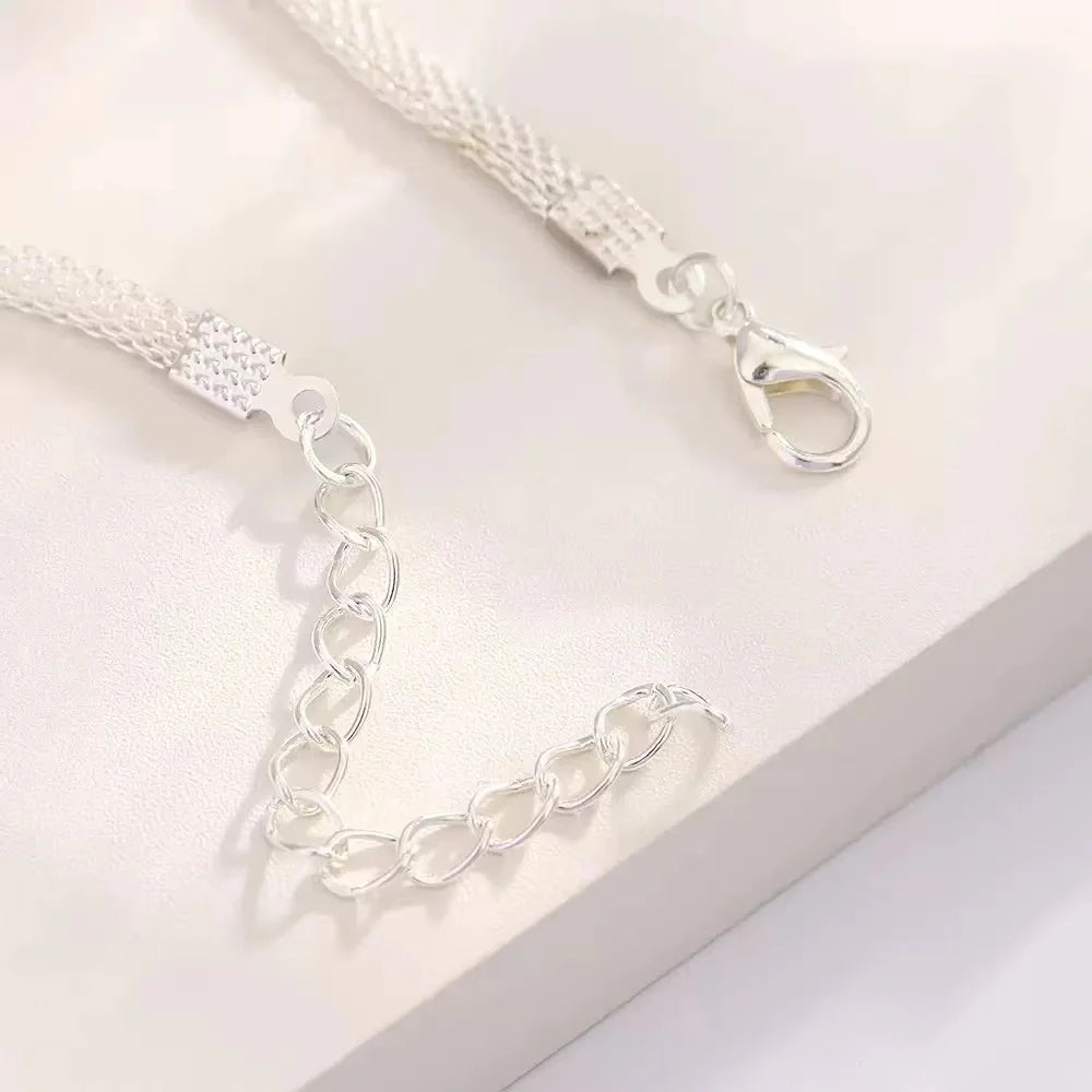 Bracelet de cheville unisexe rétro à deux paillettes pour l'été