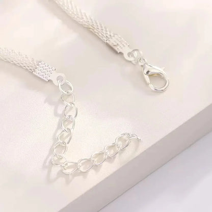 Bracelet de cheville unisexe rétro à deux paillettes pour l'été