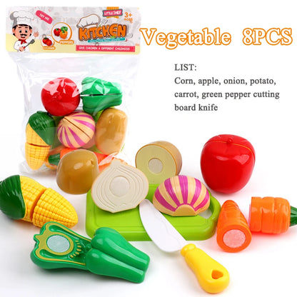 Cuisine pour enfants, découpe de fruits, légumes, aliments, cuisine, jouets interactifs