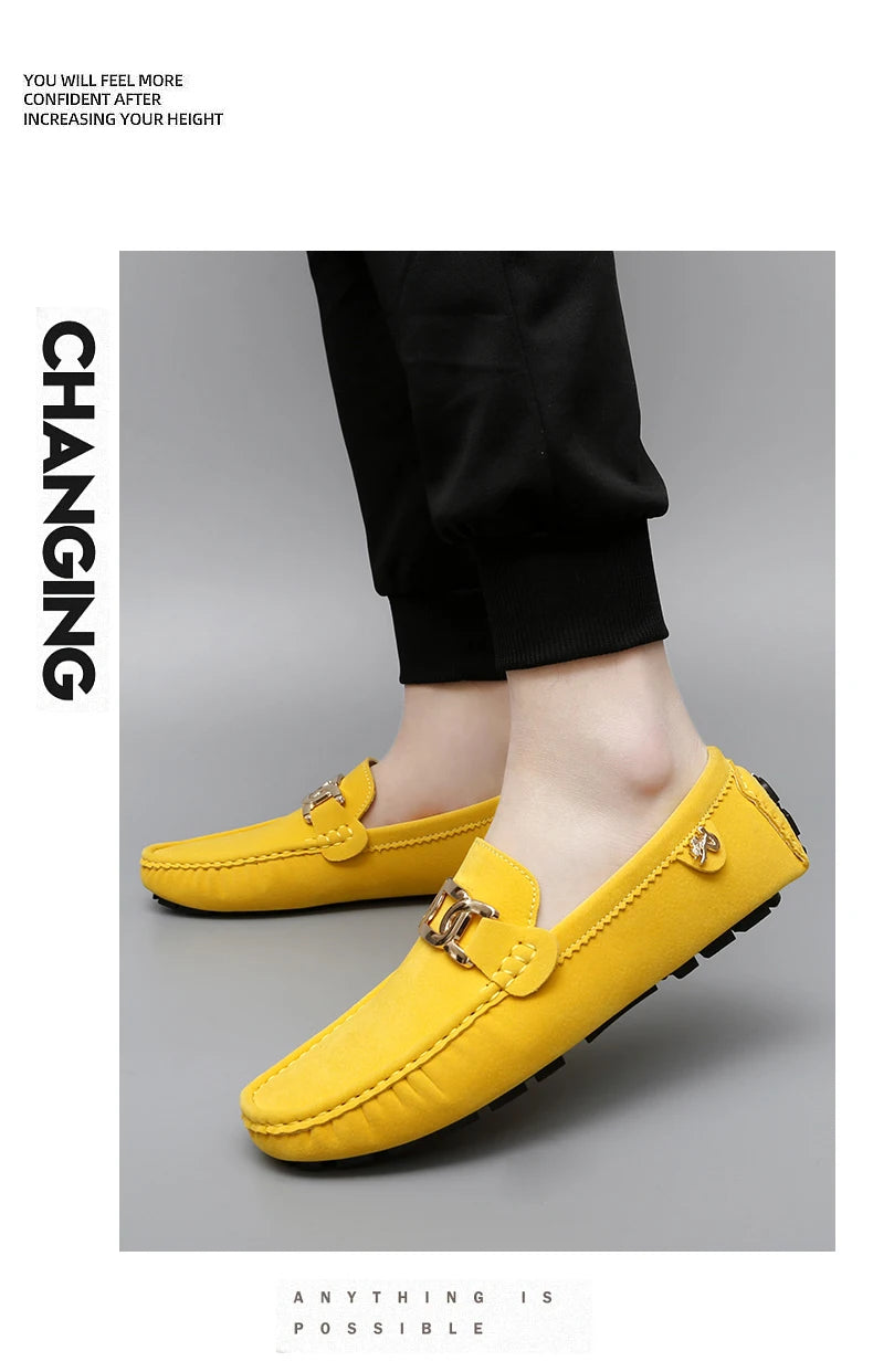 Mocassins décontractés élégants à enfiler pour hommes