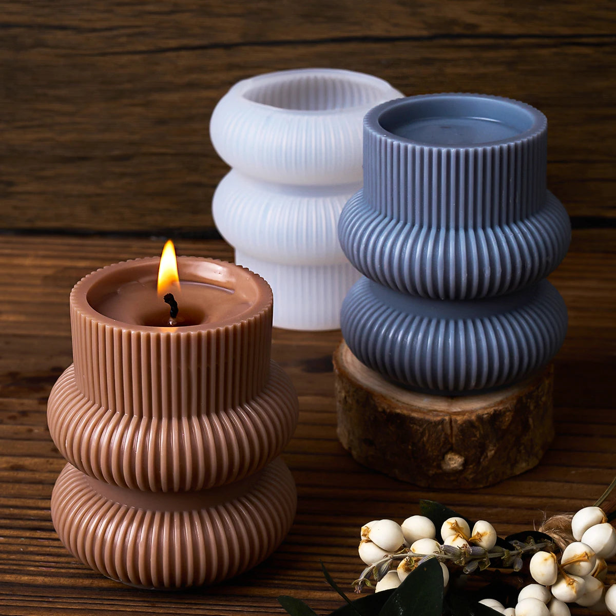 Chandelier rond en Silicone, artisanat de bricolage, décoration de la maison