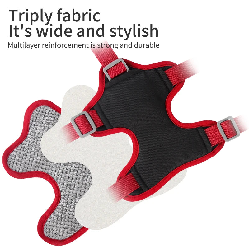 Pet Rainproof Bulldog Anti-slip Night Reflective Harnesses