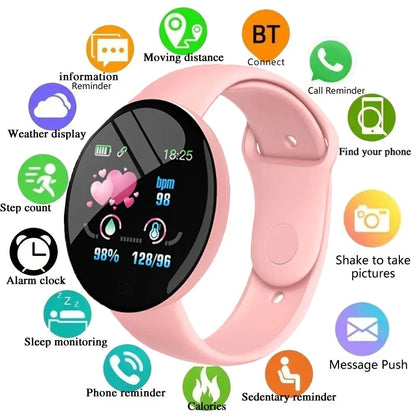 Unisex D18Pro Bluetooth Fitness Bracelet Smart Watch