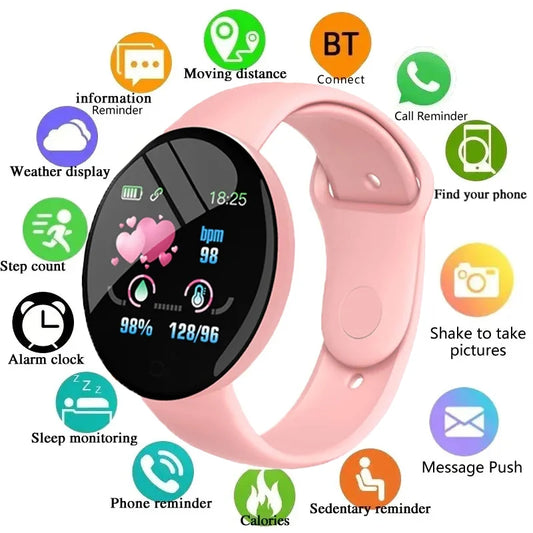 Unisex D18Pro Bluetooth Fitness Bracelet Smart Watch