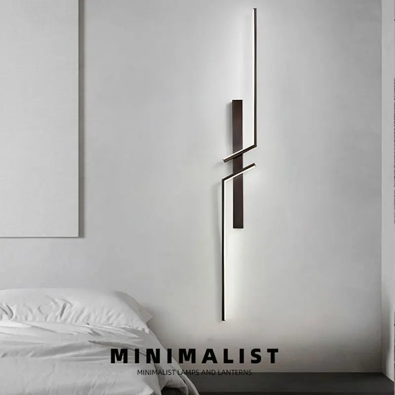 Applique murale longue LED contemporaine