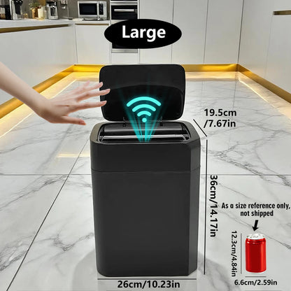 Touchless Motion Sensor Bathroom Trash Can