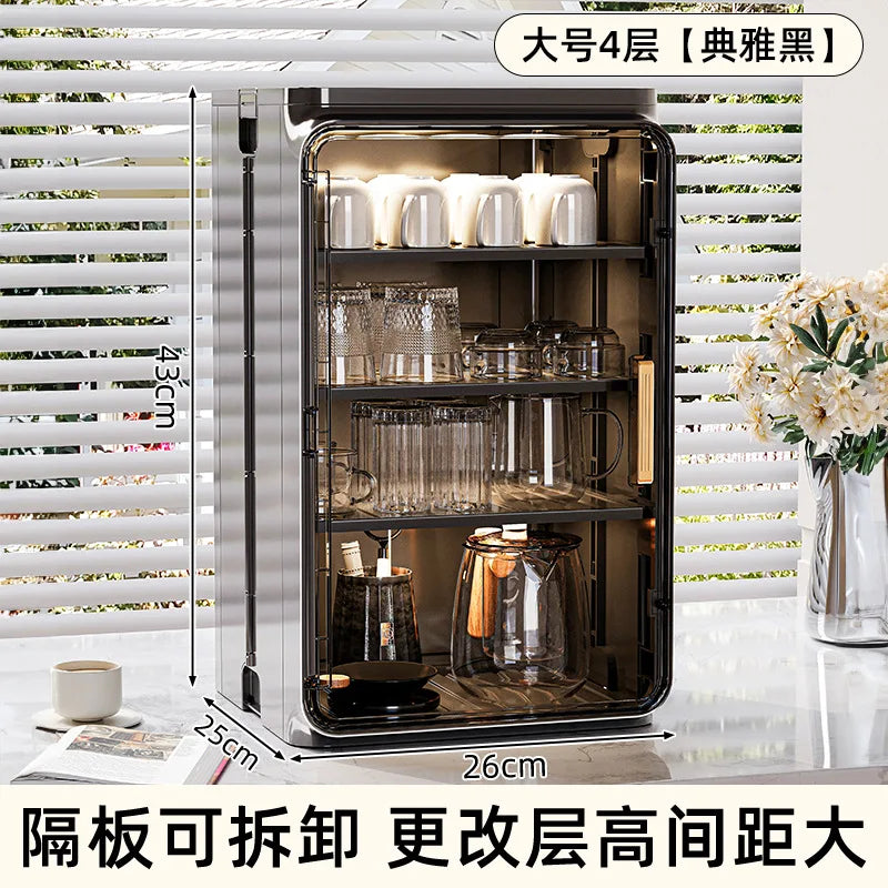 Dust-Proof Desktop Cup Holder & Rack