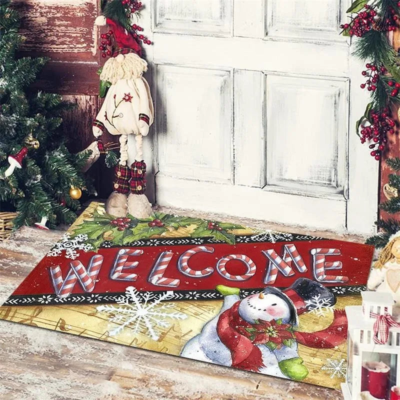 christmas door mat
