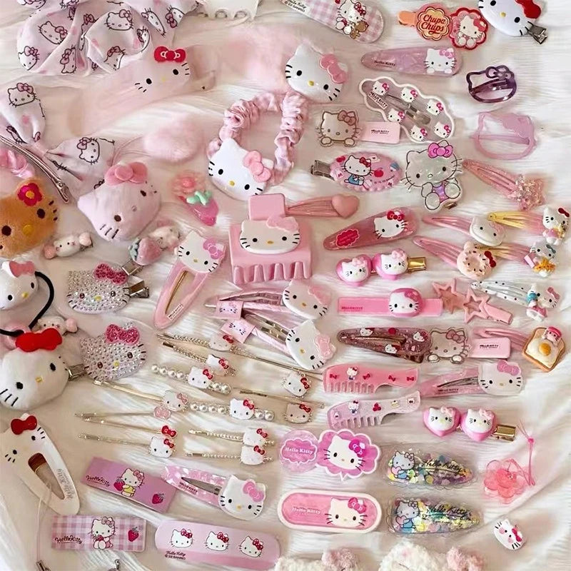 19 pinces à cheveux Sanrio Kitty