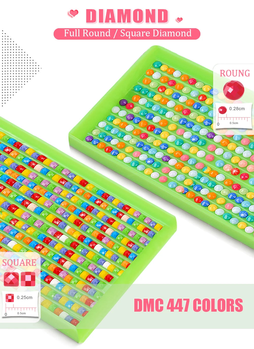 Peinture de dessin animé animal broderie diamant point de croix plante feuille