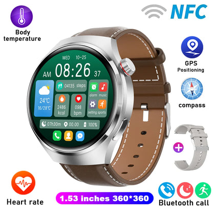 GT4 Sport Smart 1.5 IPS Display IP68 Bluetooth Call - Android Watch