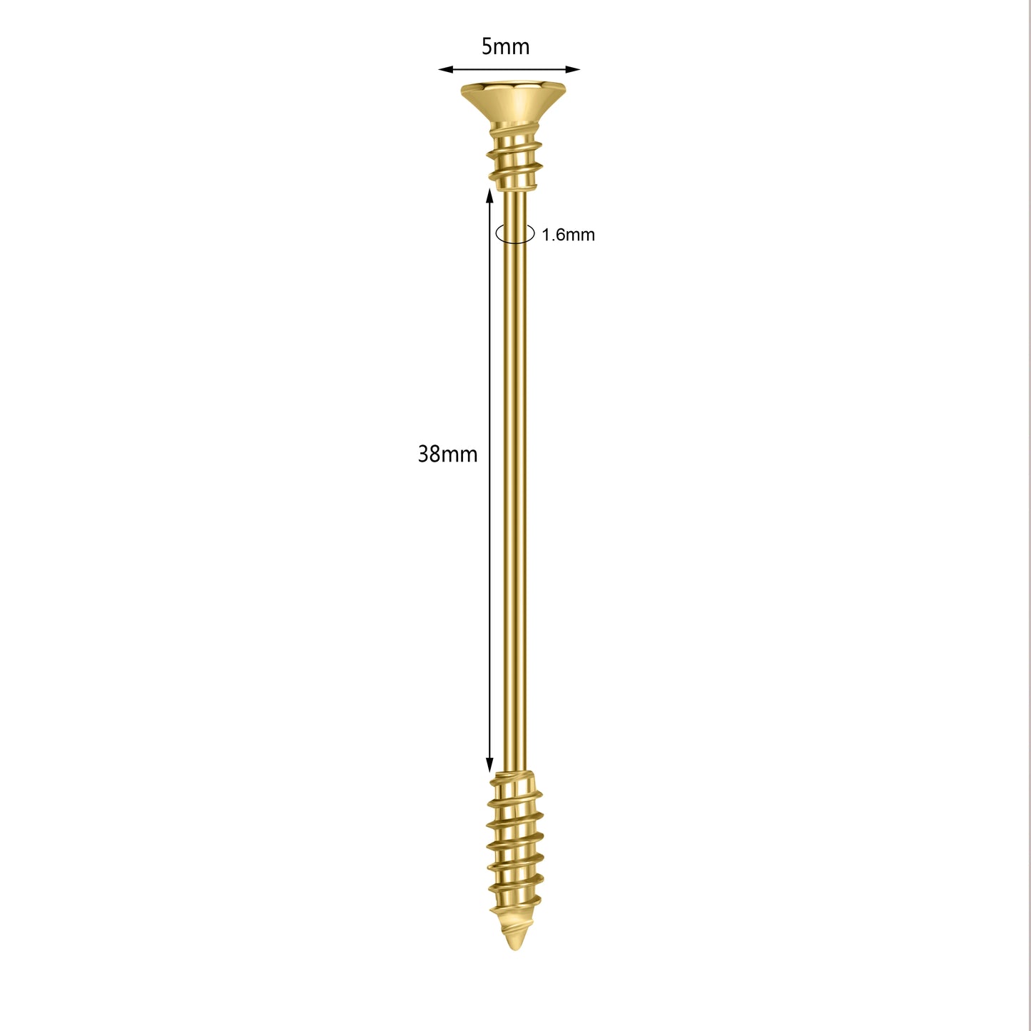 Anneaux de barre en acier inoxydable pour femmes - Boucles d'oreilles pendantes pour le nez 