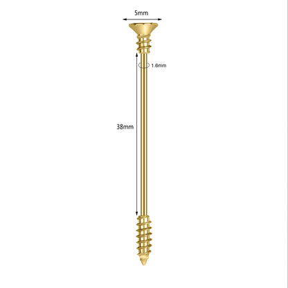 Anneaux de barre en acier inoxydable pour femmes - Boucles d'oreilles pendantes pour le nez 