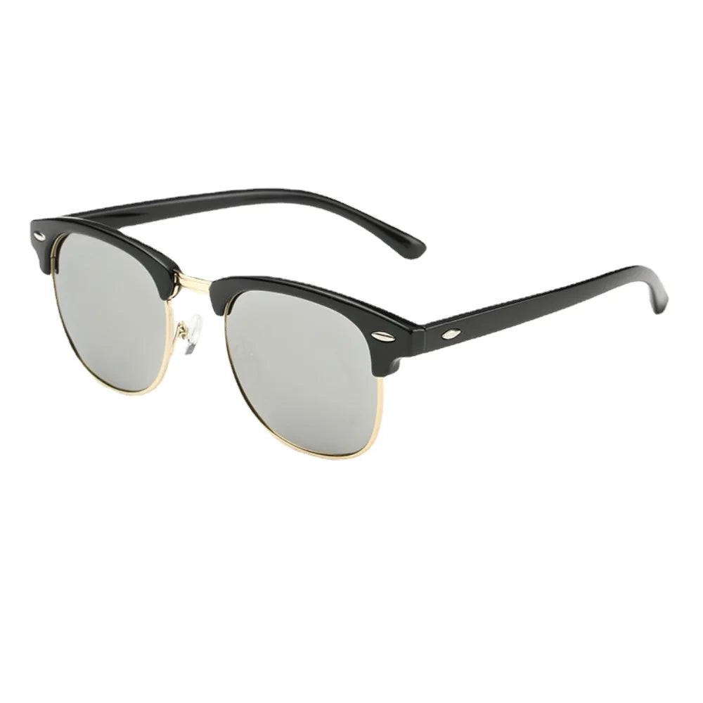 Lunettes de soleil miroir vintage unisexes 