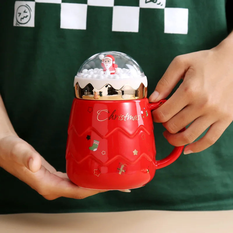 500ml Ceramic Christmas Mug