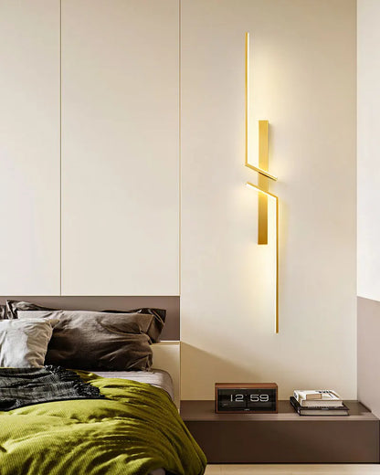 Applique murale longue LED contemporaine