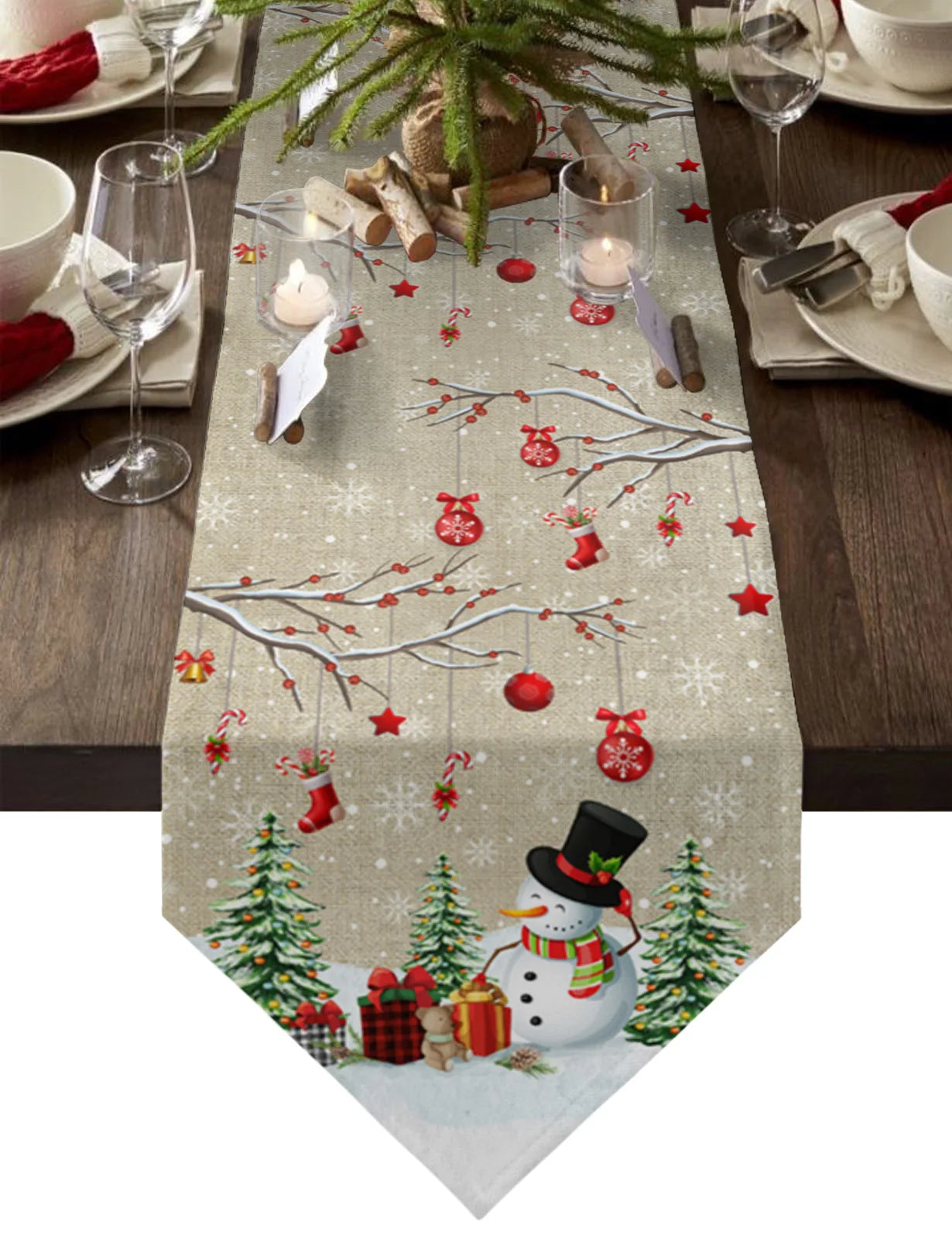 table runner christmas
