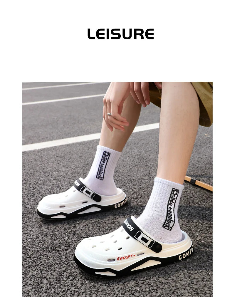 Men's Beach Wear Korean Style Plus Size Slippers