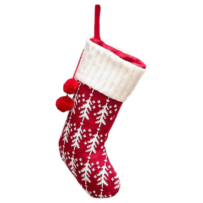 knitted christmas stocking
