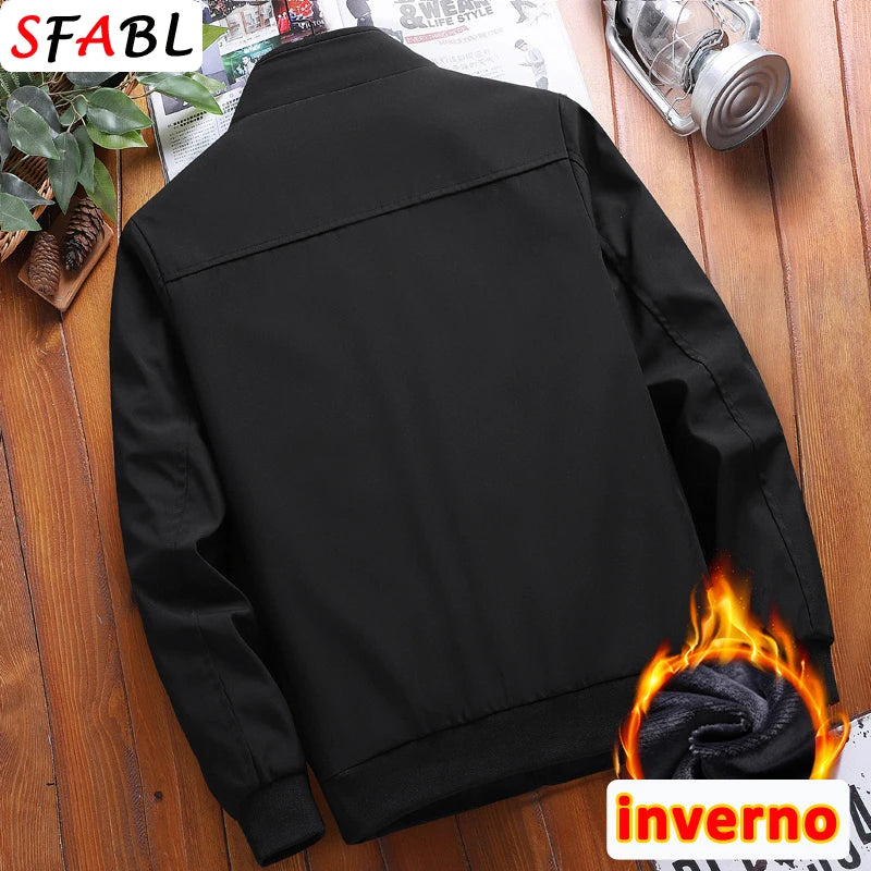 Warm Fleece Winter Jackets for Men - Business Casual Men's Winter Jacket