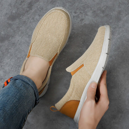 Men's Casual Slip-On Canvas Sneakers