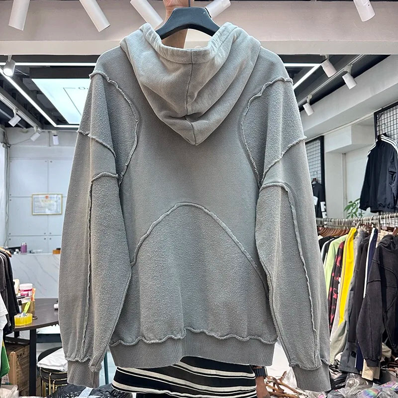 Men's Reverse Design Streetwear Hoodie