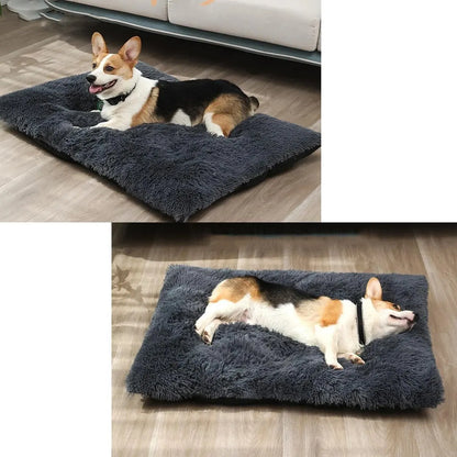 Washable Plush Anti-Anxiety Large Dog Bed