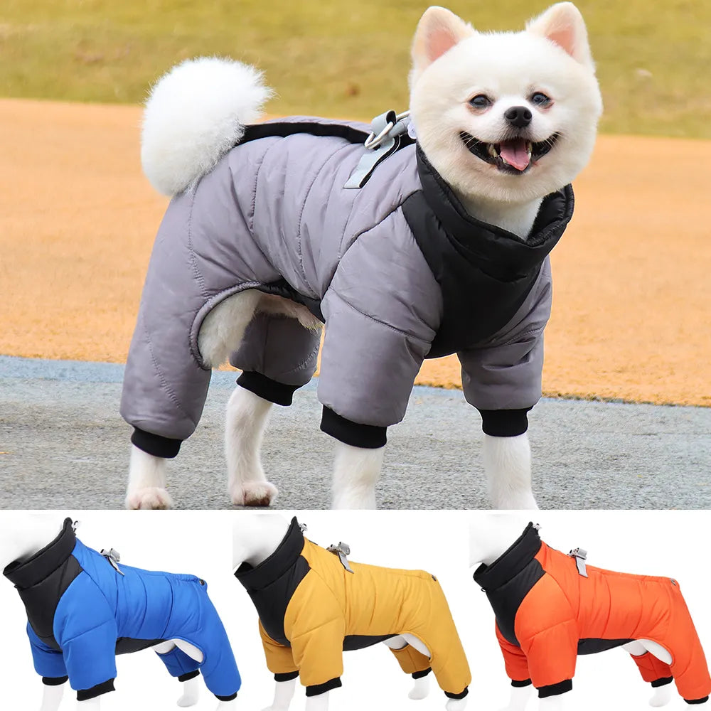 Veste chaude pour chien - Combinaison imperméable