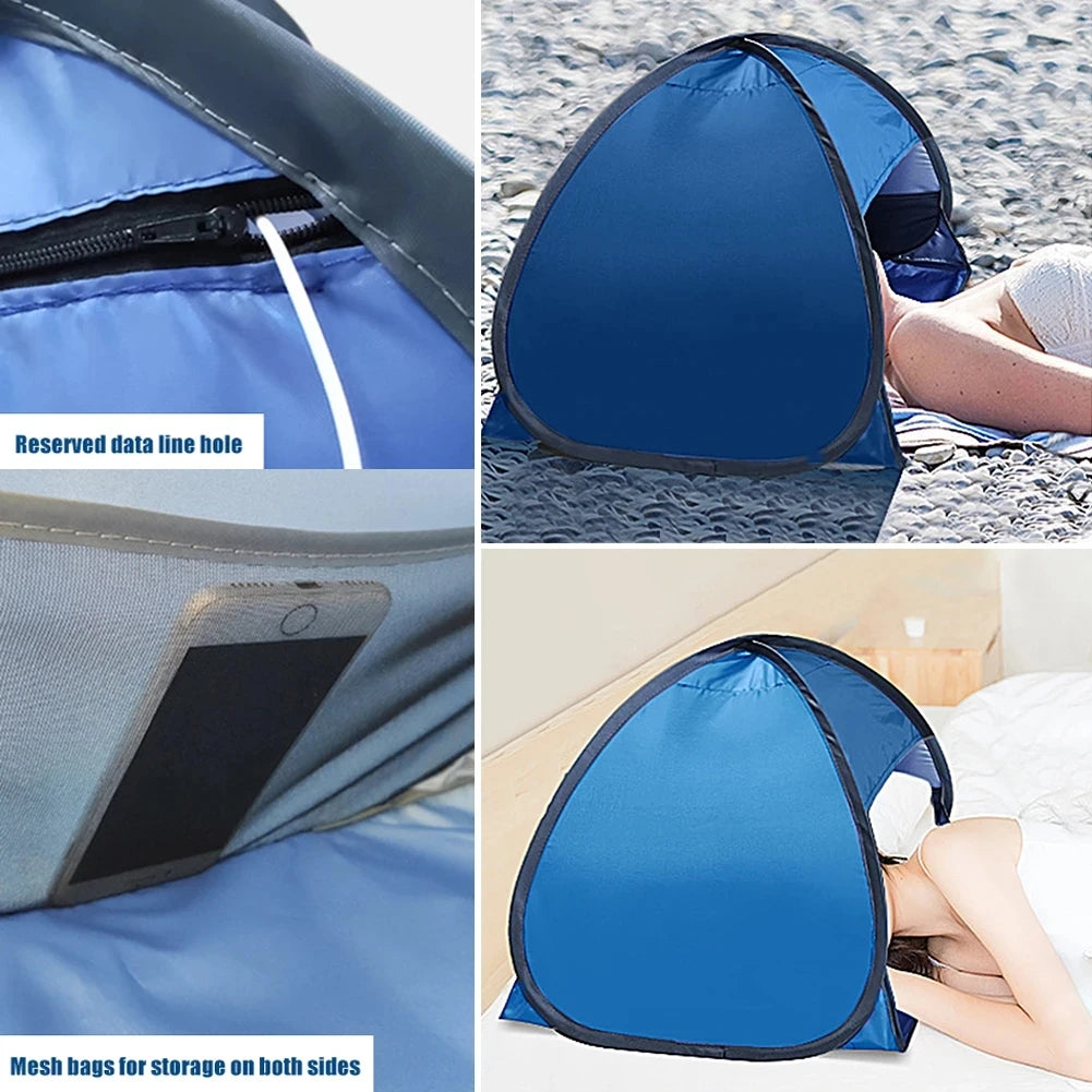 Tente de plage automatique avec protection UV