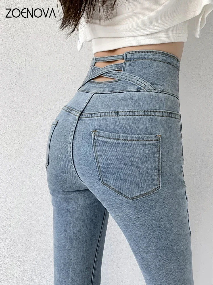 light blue jeans women