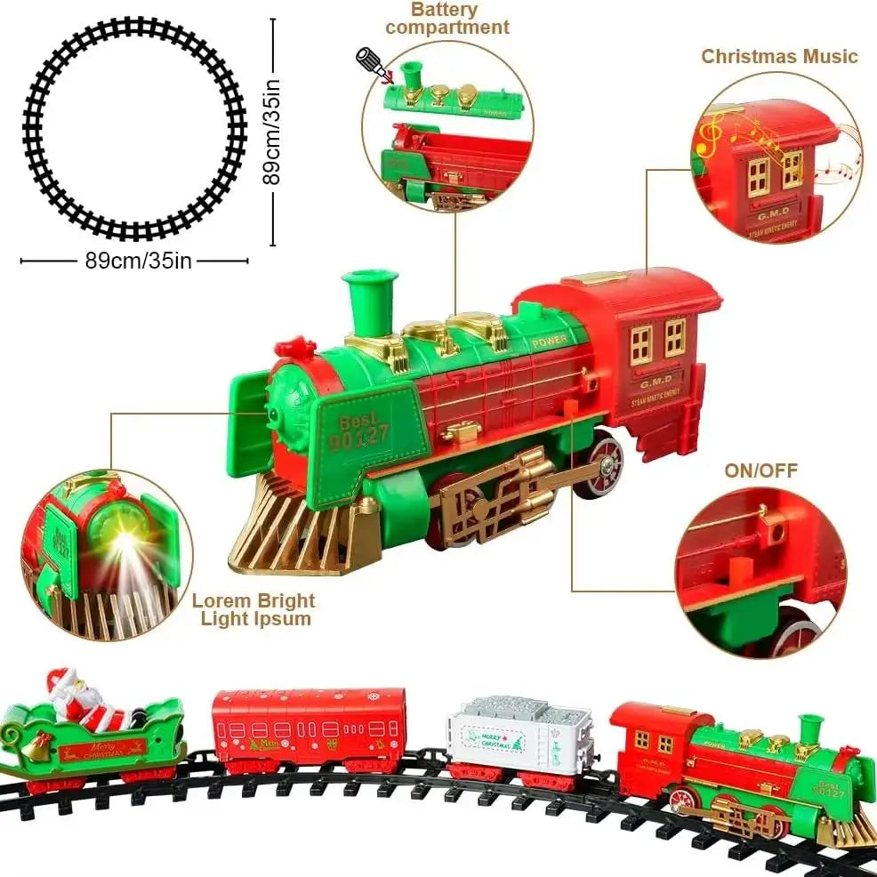 christmas train set
