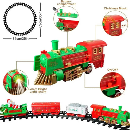 christmas train set
