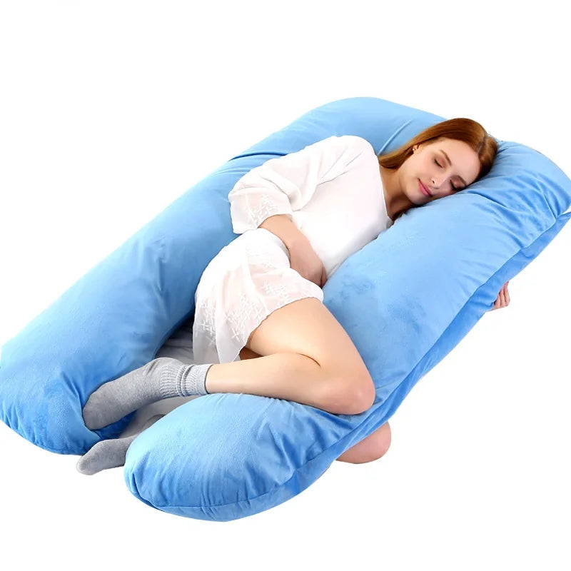 Fleece Soft Pregnancy Sleeping Pillow