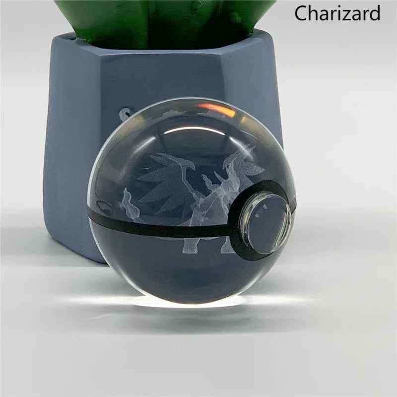 3D Pokemon Kristallkugel Nachtlicht 