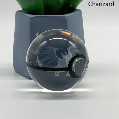 3D Pokemon Kristallkugel Nachtlicht 
